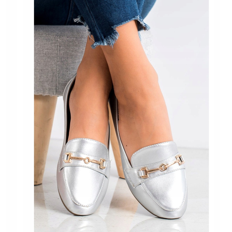 Clowse Snygga ekoläder silver- 1