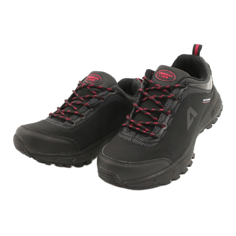 American Club Amerikanska sportskor vattentäta mjuka skal HL04 / 20 svart 2