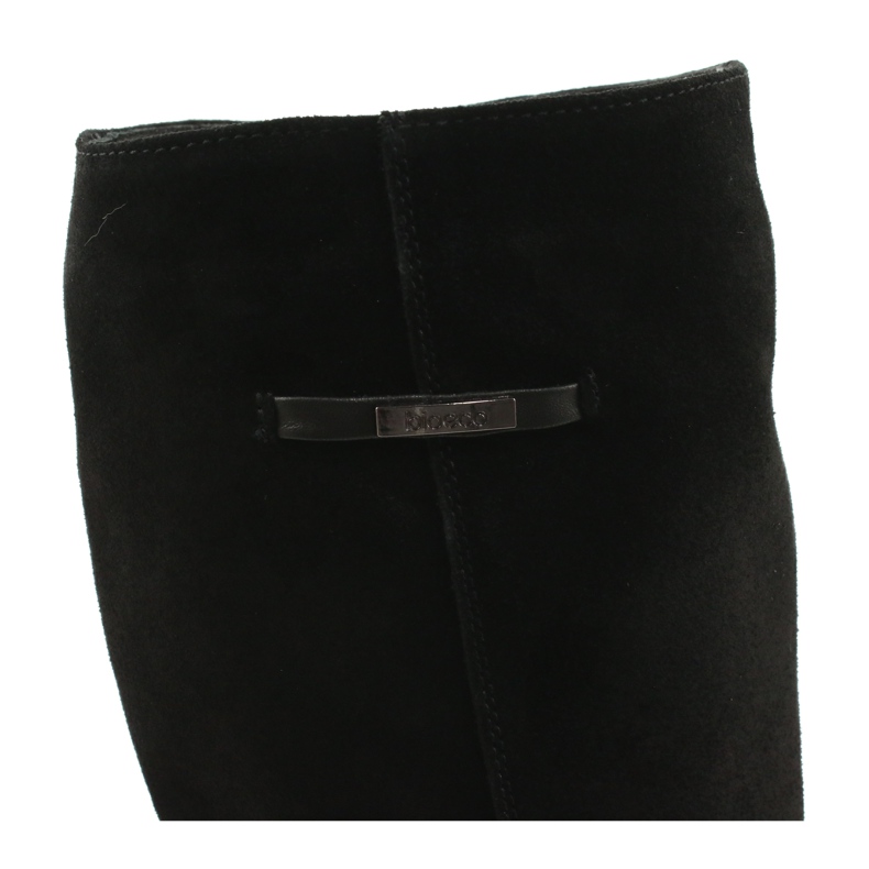 Arka Kvinnors läder svarta stövlar 7217 4