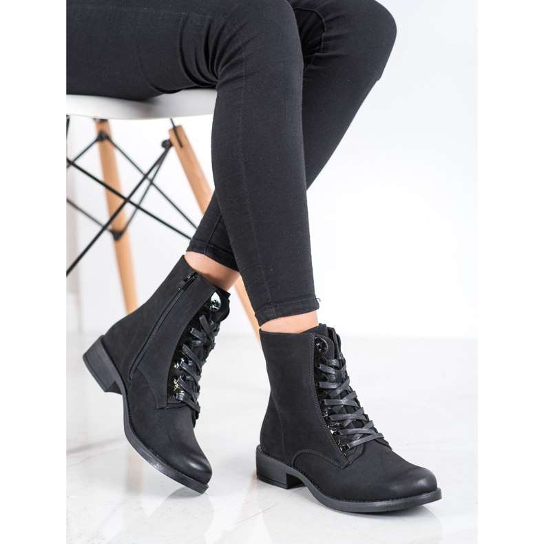 Sergio Leone Bekväma damskor svart 1