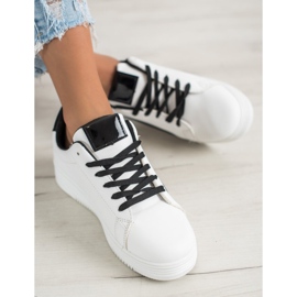 SHELOVET Trendiga sportskor vit 1