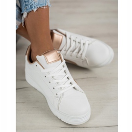 SHELOVET Trendiga sportskor vit 1