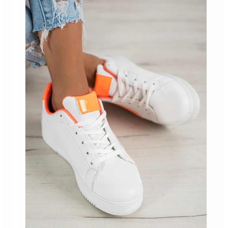 SHELOVET Trendiga sportskor vit 1