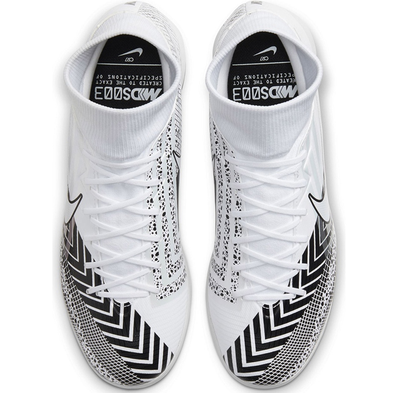 Nike Mercurial Superfly 7 Academy Mds Ic BQ5430 110 fotbollsskor vit 1