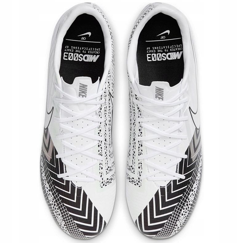 Nike Mercurial Vapor 13 Academy Mds FG / MG CJ1292 110 fotbollsskor vit vit 1