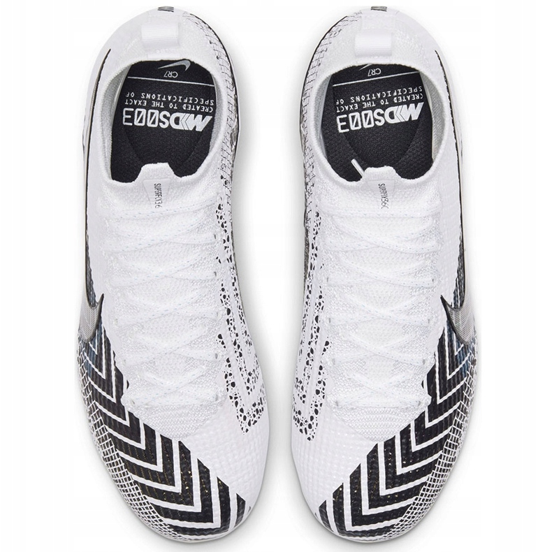 Nike Mercurial Superfly 7 Elite Mds Fg Junior BQ5420 110 fotbollsskor vit vit 1