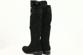 Evento Golden Buckle Mocka stövlar svart 3