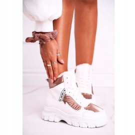 Marquiiz Sportskor för kvinnor med pälsvita Euphoria 1