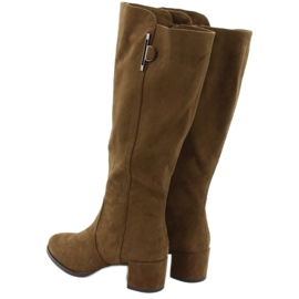 Mocka stövlar Olive Sergio Leone KZ277 brun 3