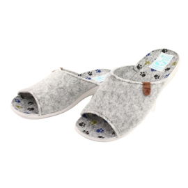 Filt tofflor Adanex 25494 grå 2