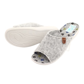 Filt tofflor Adanex 25494 grå 3