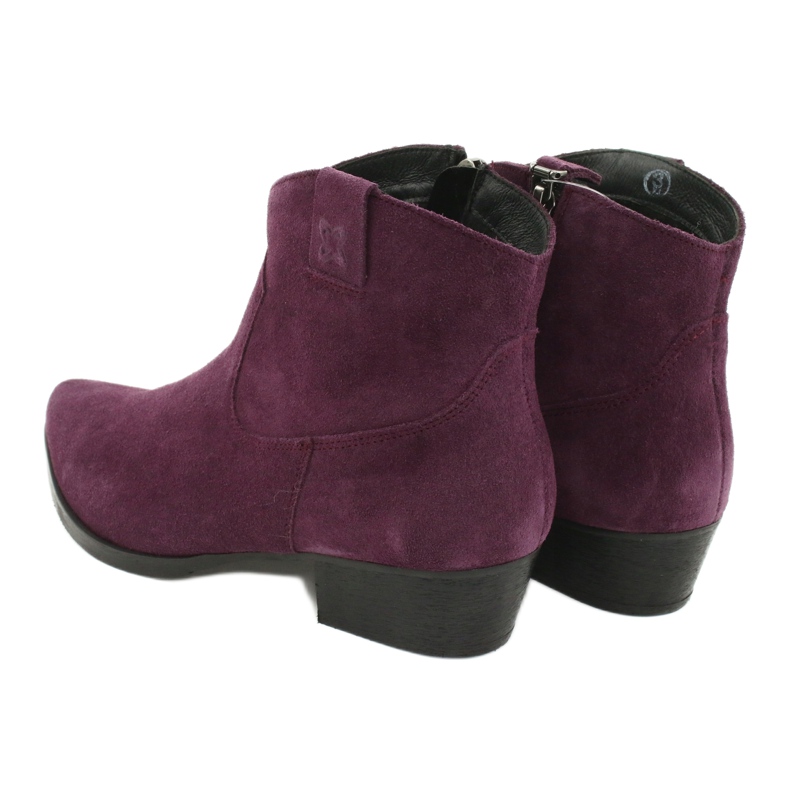 Dam mocka Maciejka Violet stövlar 04289-05 purpur 2