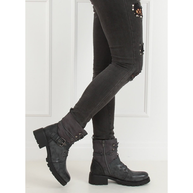 Grå 1215-PA Grå arbetsskor 2