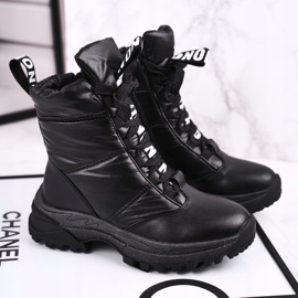 Apawwa Barnpälsisolerade snöstövlar Black Grantes svart 2