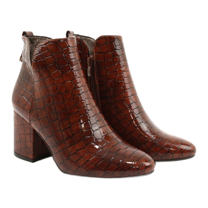 M.Daszyński Isolerade stövlar Daszyński SA186-1 brun 3