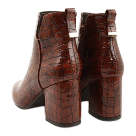 M.Daszyński Isolerade stövlar Daszyński SA186-1 brun 2