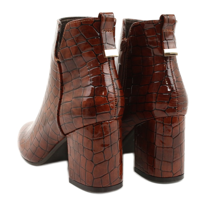 M.Daszyński Isolerade stövlar Daszyński SA186-1 brun 2