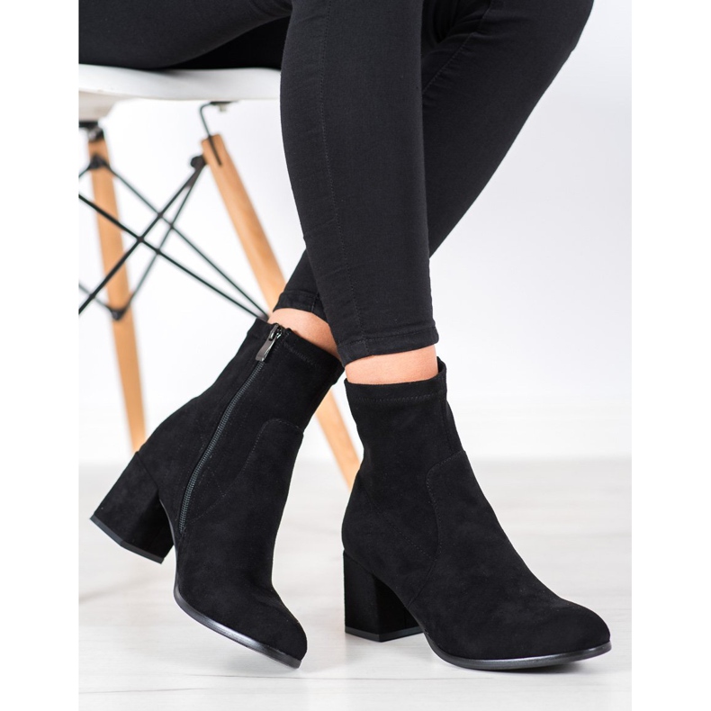 Evento Högklackade stövlar svart 2