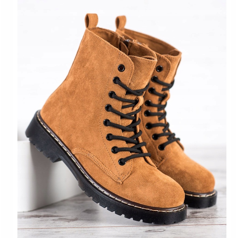 Small Swan Kamel mocka fällare brun 2