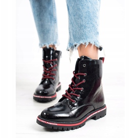 Goodin Lackerade fällare svart röd 1