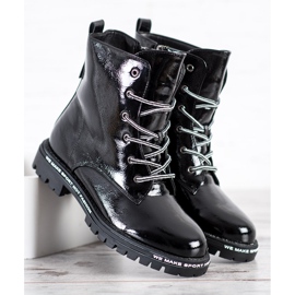 Goodin Lackerade fällare vit svart 2