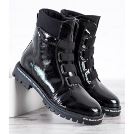 Goodin Lackerade arbetare med suddgummi svart 1