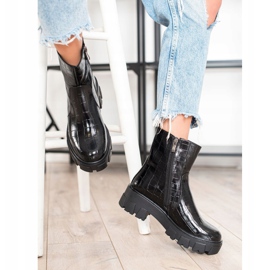 Goodin Stövlar på plattformen svart 1