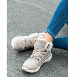 Arrigo Bello Varma vinterstövlar beige grå 1