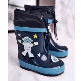 Apawwa Cosmonaut Mordeso Marinblå galoscher vit 1