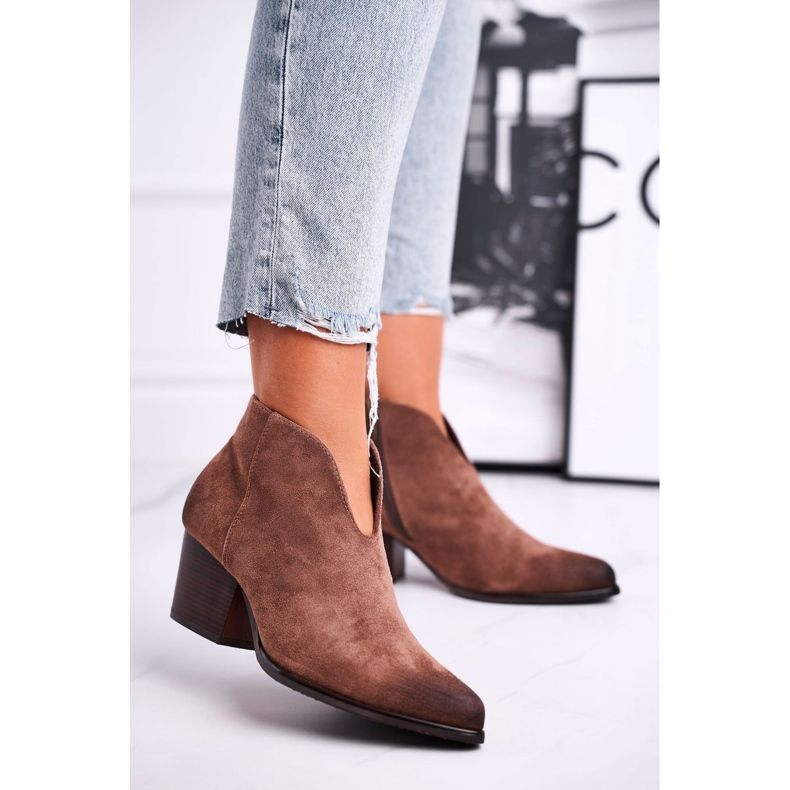 Vinceza Bästa val damskor med snitt brun 1