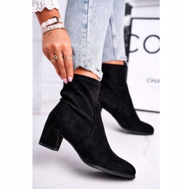 Damskor på högklackat Sergio Leone svart BT151 1