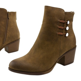 Kaki stövletter i mocka på Keenshaper -stolpen grön 1