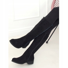 Svarta ridstövlar för kvinnor 7962-PG Svart 1