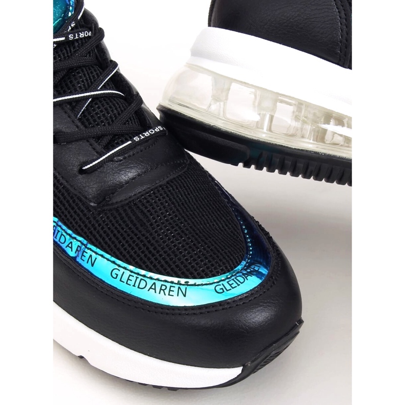 Svarta sportskor för kvinnor LL1758 Svart 2