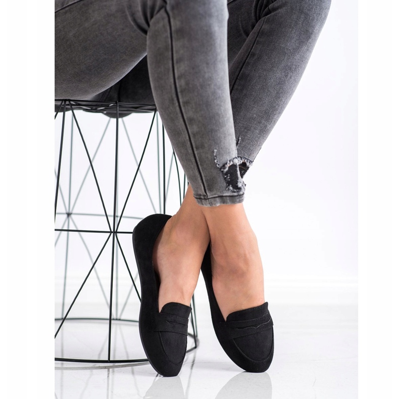 SHELOVET Svarta loafers 1