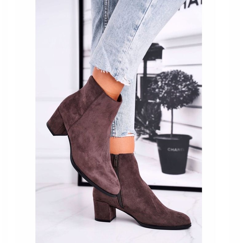 Kängor för kvinnor Sergio Leone Coffee BT528 mångfärgad 2