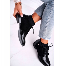 Damstövlar Läder Maciejka Svart 04744-20 2