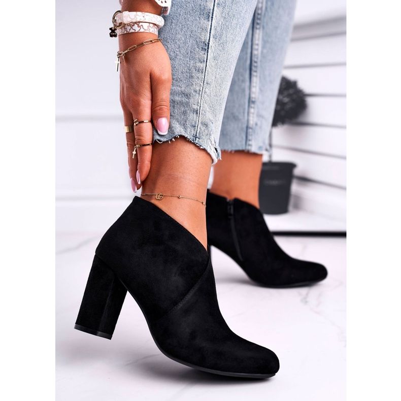 Damskor på högklackat Sergio Leone svart BT498 1