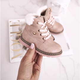 EVE Barns Warm Trappers stövlar Rosa Maestro 2