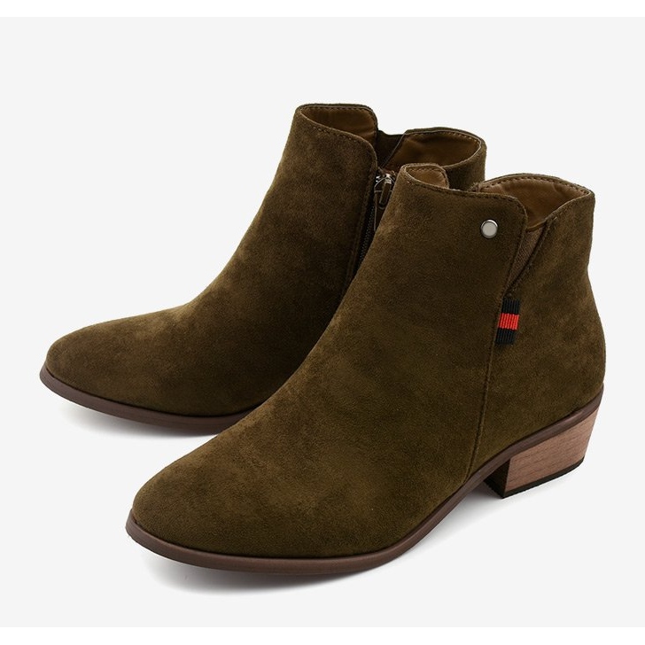 Bruna platta stövlar 20Y8039-6 2