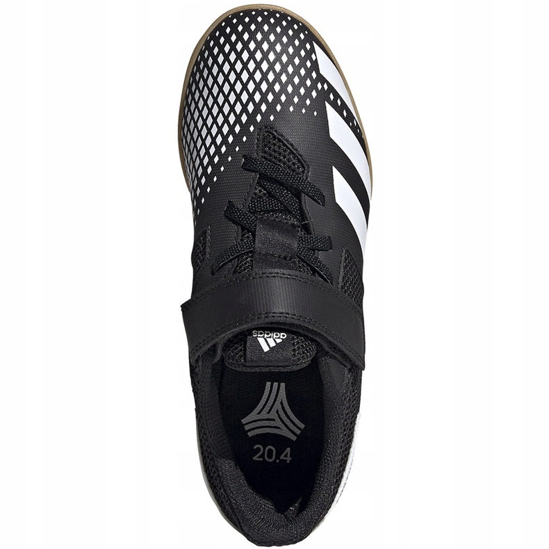 Adidas Predator 20.4 H&amp;L In Sala Jr FW9226 fotbollsskor svart svart 1