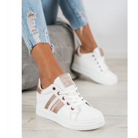 SHELOVET Sportskor på en kil vit 1