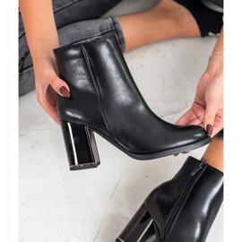 Goodin Snygga högklackade stövlar svart 2