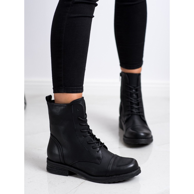 SDS Snörda arbetare svart 2