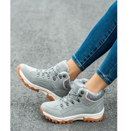 Ax Boxing Bekväma vandringsskor grå 1