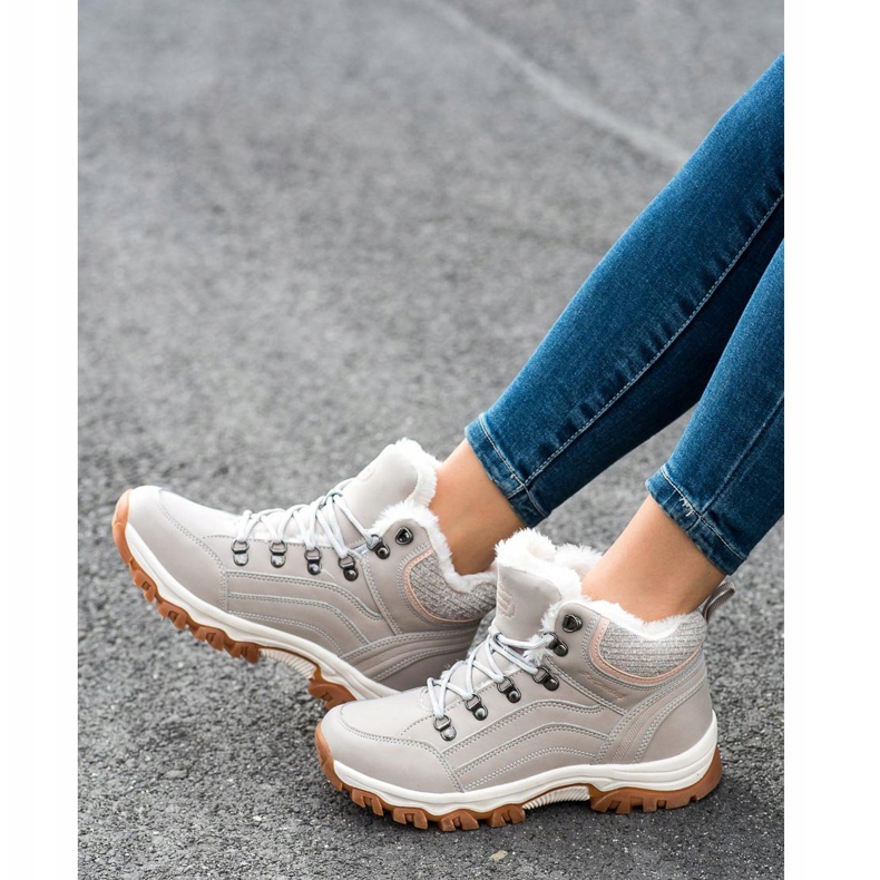 Ax Boxing Bekväma vandringsskor beige 1