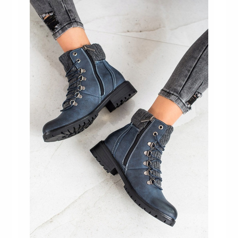 Filippo Snygga Trappers marinblå blå 2