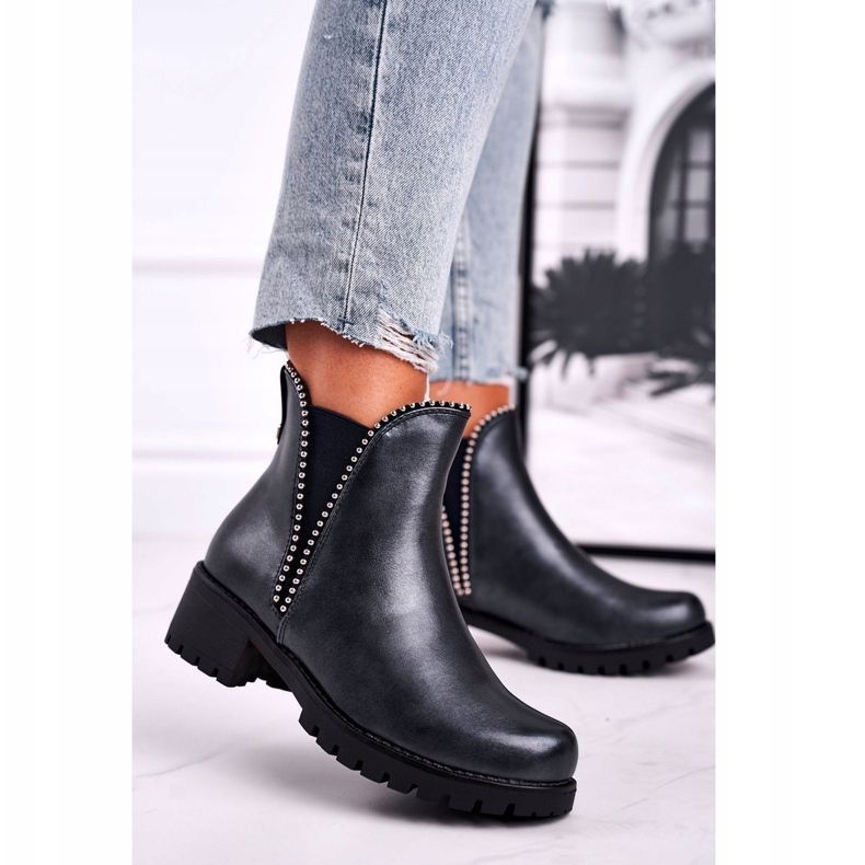 Damstövlar Varm Marinblå Starry 1