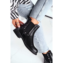 Kvinnors svarta stövlar Jodhpur -stövlar Visible 2