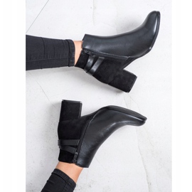 J. Star Svarta stövlar på höga klackar 2